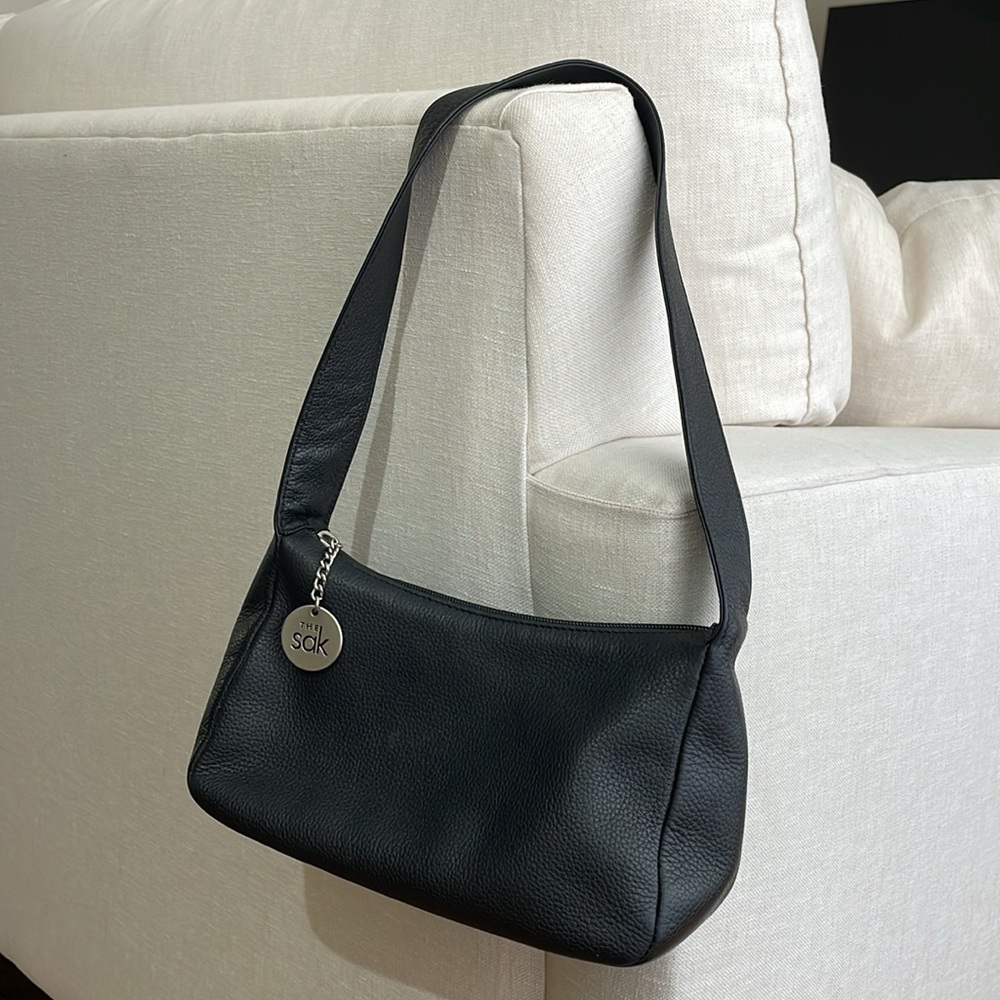 Vintage The Sak Small Leather Shoulder Handbag